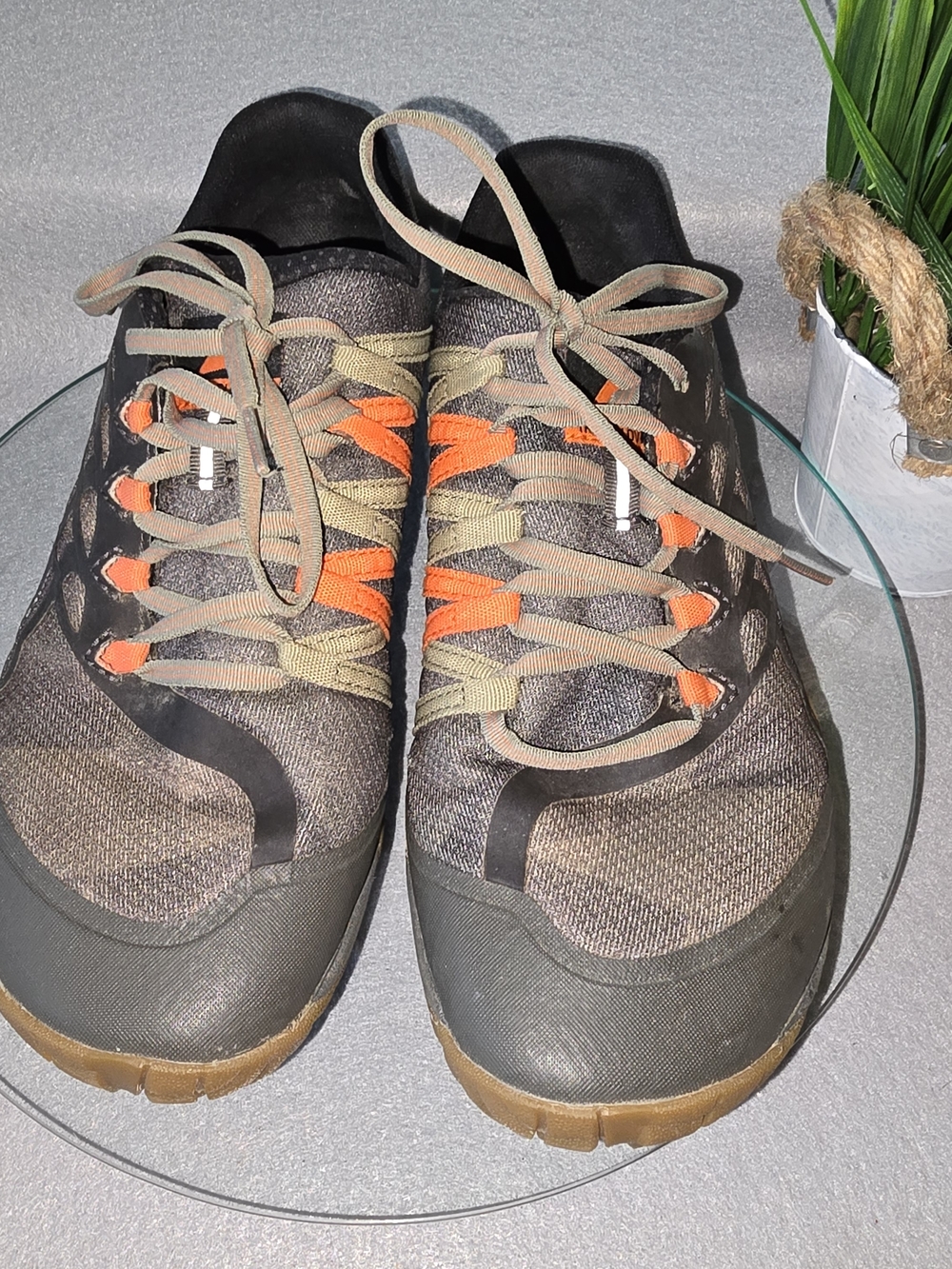 Merrell Barefoot Trail Running Sneakers in Black and Brown